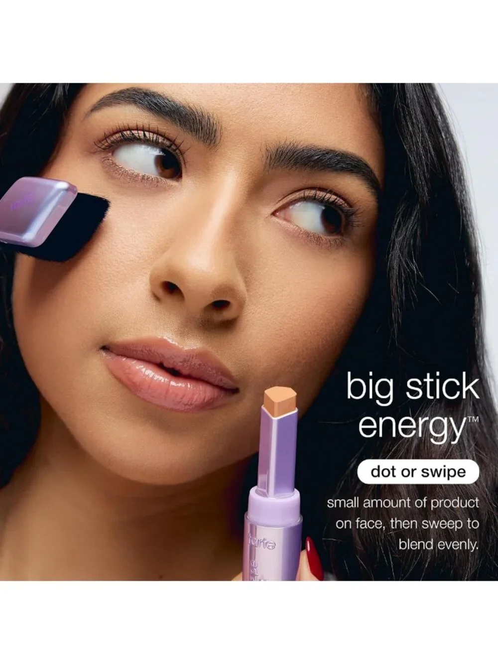 Vegan Concealer Stick with Brush - Flawless Coverage for Dark Circles